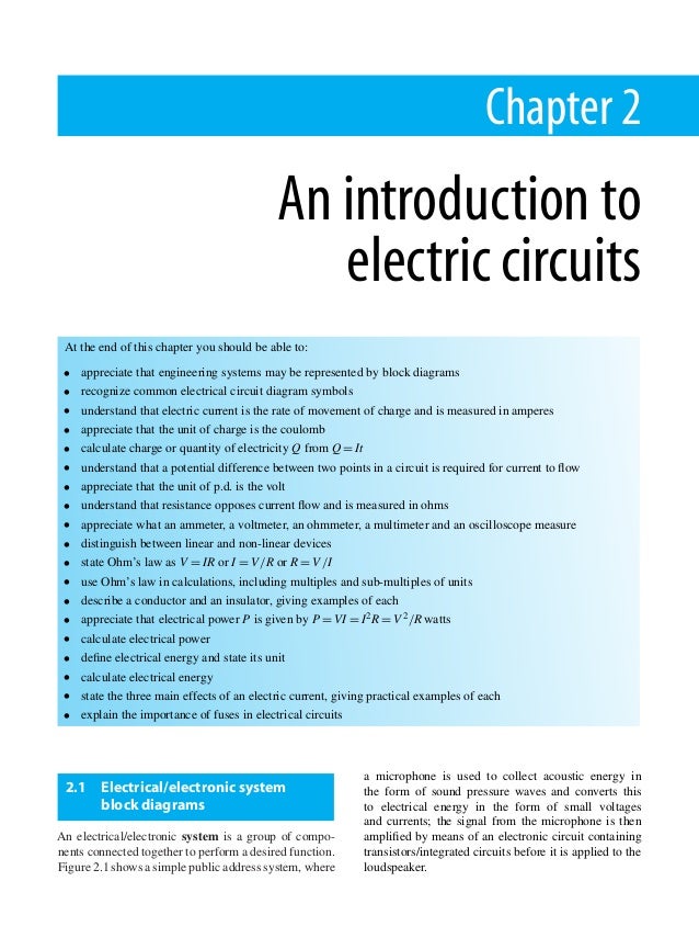 Electrical and Electronic Principles for Technicians: v. 1